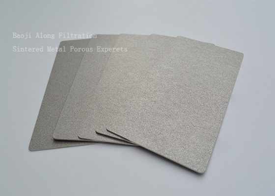 PEM Fuel Cell 10 Um Sintered Porous Titanium Plate Customized Size